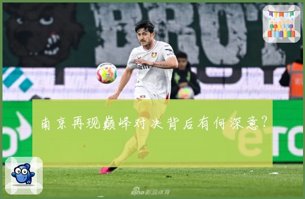 南京再现巅峰对决背后有何深意?